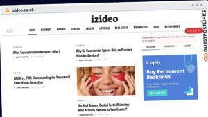 Publish Guest Post on izideo.co.uk