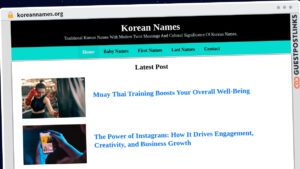 Publish Guest Post on koreannames.org