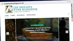 Publish Guest Post on lesinstantsduneblogueuse.com