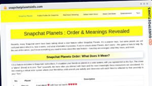 Publish Guest Post on snapchatplanetsinfo.com