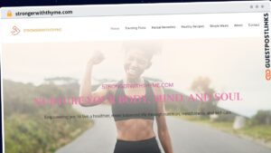 Publish Guest Post on strongerwiththyme.com