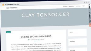 Publish Guest Post on claytonsoccer.net