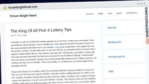 Publish Guest Post on forumbrighthand.com