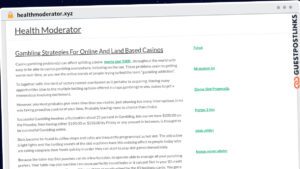 Publish Guest Post on healthmoderator.xyz