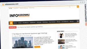 Publish Guest Post on infokerenmu.com