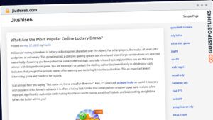Publish Guest Post on jiushise6.com