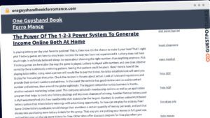 Publish Guest Post on oneguyshandbookforromance.com