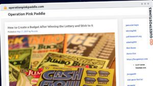 Publish Guest Post on operationpinkpaddle.com