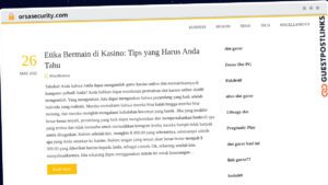 Publish Guest Post on orsasecurity.com
