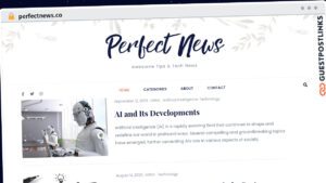 Publish Guest Post on perfectnews.co