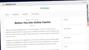 Publish Guest Post on sridham.co.in