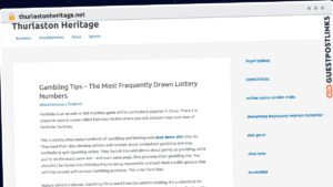 Publish Guest Post on thurlastonheritage.net