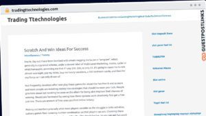 Publish Guest Post on tradingttechnologies.com