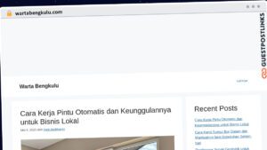 Publish Guest Post on wartabengkulu.com