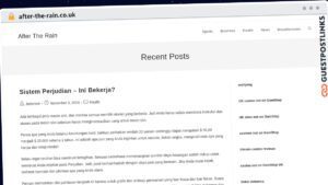Publish Guest Post on after-the-rain.co.uk