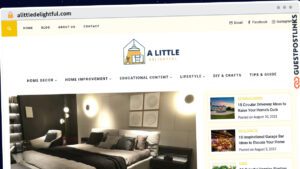 Publish Guest Post on alittledelightful.com