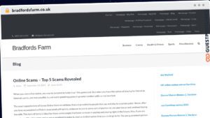 Publish Guest Post on bradfordsfarm.co.uk