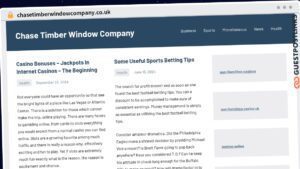 Publish Guest Post on chasetimberwindowcompany.co.uk