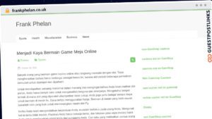 Publish Guest Post on frankphelan.co.uk