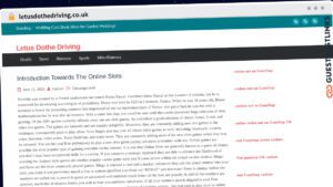Publish Guest Post on letusdothedriving.co.uk