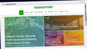 Publish Guest Post on radarturf.com