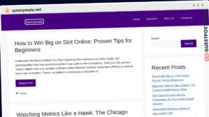 Publish Guest Post on synonymate.net