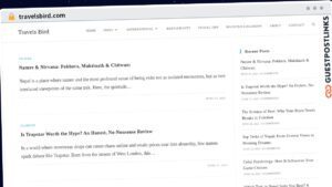 Publish Guest Post on travelsbird.com