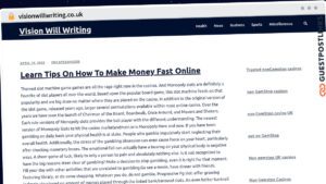 Publish Guest Post on visionwillwriting.co.uk