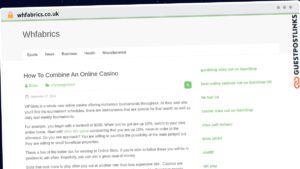 Publish Guest Post on whfabrics.co.uk