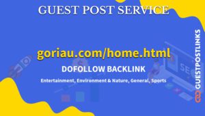 Buy Guest Post on goriau.com/home.html