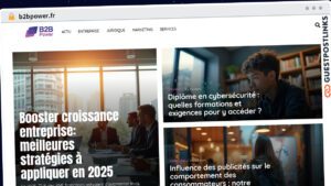 Publish Guest Post on b2bpower.fr