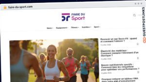 Publish Guest Post on faire-du-sport.com