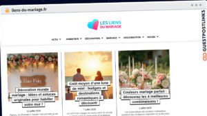 Publish Guest Post on liens-du-mariage.fr