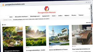 Publish Guest Post on perspectivemaison.com