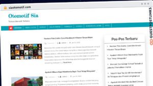 Publish Guest Post on siaotomotif.com