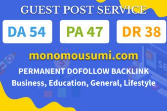 Buy Guest Post on monomousumi.com