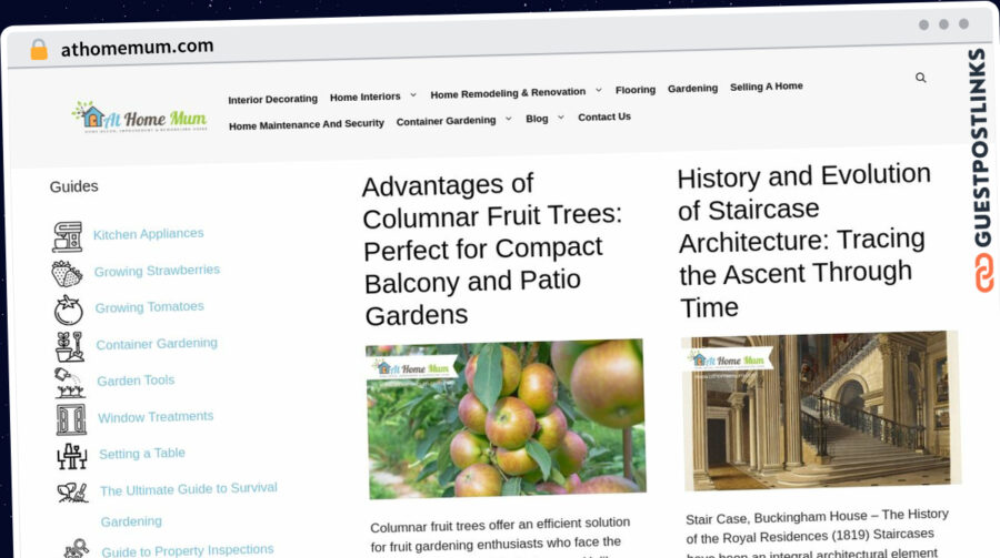 Publish Guest Post on athomemum.com