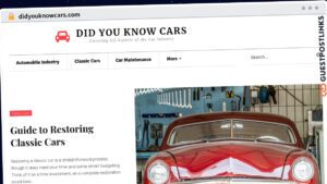 Publish Guest Post on didyouknowcars.com