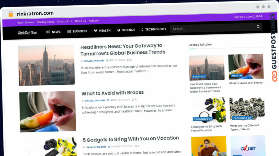 Publish Guest Post on rinkratron.com