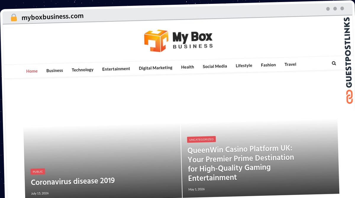 Publish Guest Post on myboxbusiness.com