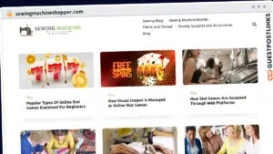 Publish Guest Post on sewingmachineshopper.com