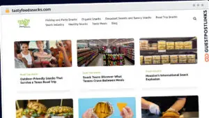 Publish Guest Post on tastyfoodsnacks.com