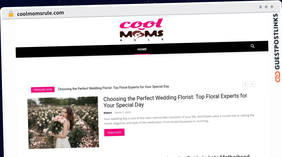 Publish Guest Post on coolmomsrule.com