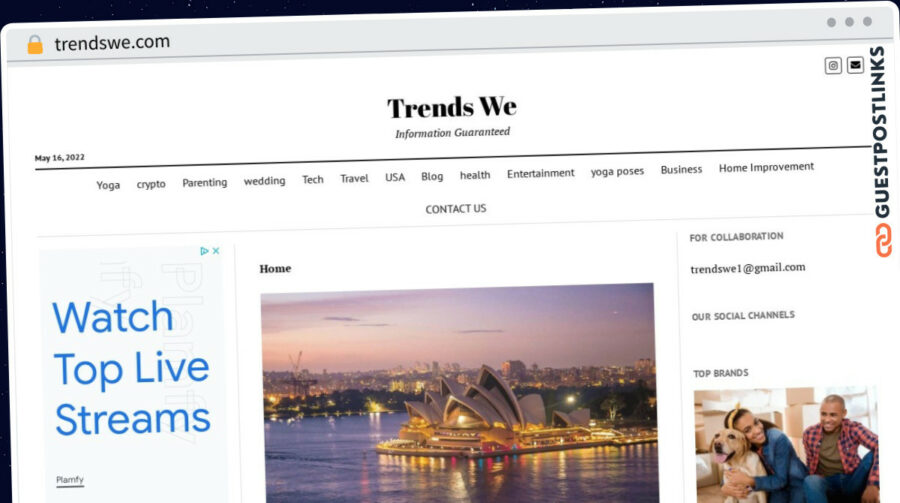 Publish Guest Post on trendswe.com