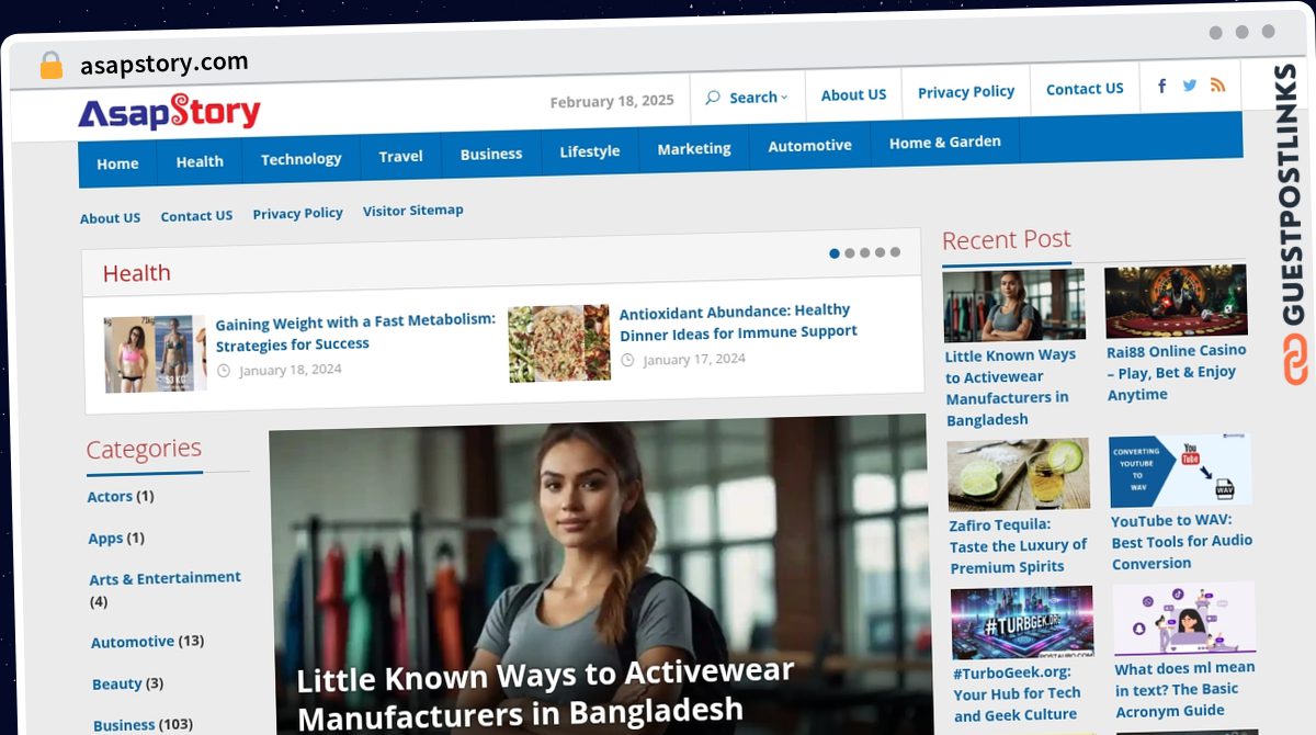 Publish Guest Post on asapstory.com