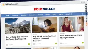 Publish Guest Post on boldwalker.com