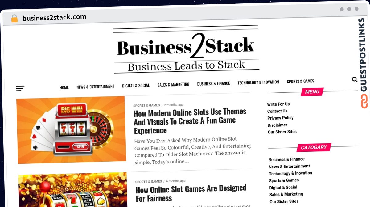 Publish Guest Post on business2stack.com