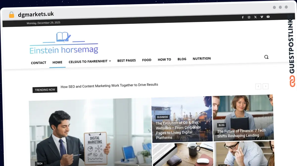 Publish Guest Post on dgmarkets.uk