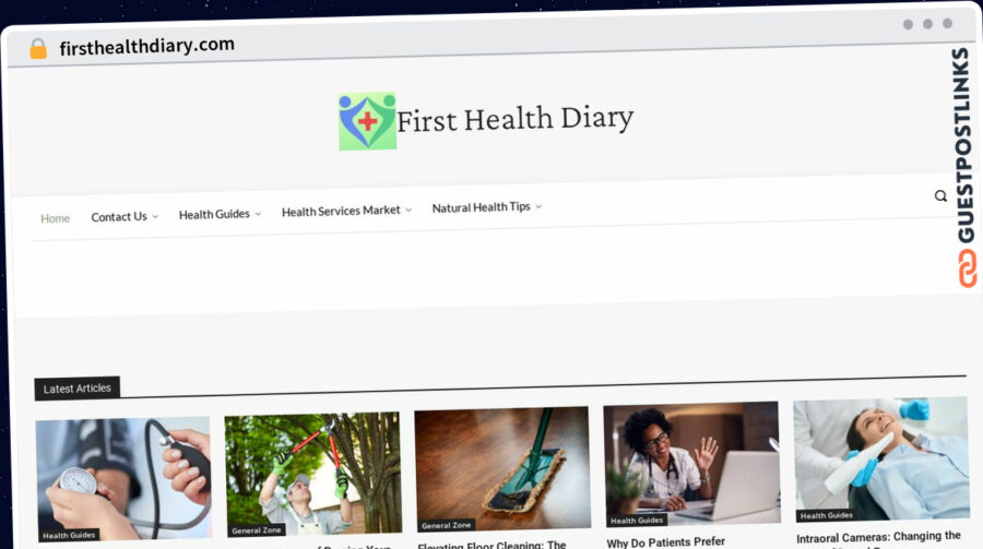 Publish Guest Post on firsthealthdiary.com