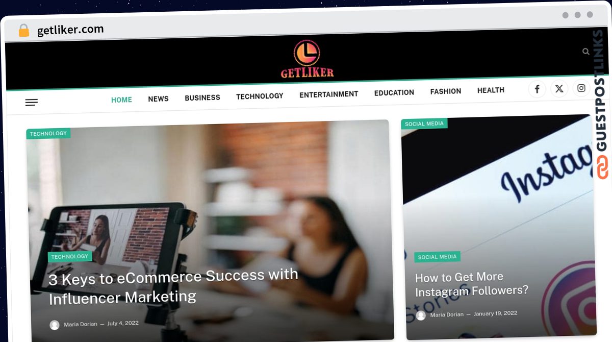 Publish Guest Post on getliker.com